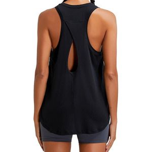 Débardeur découpé au dos pour femmes Élégant et respirant pour vêtements actifs Nouveau Offre Spéciale Confortable Séchage rapide Sexy Casual Femmes Débardeur - Product Image 3