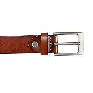 Ceinture en cuir de peau de vache pour hommes professionnels entraînement décontracté Fitness boucle en cuivre léger taux de gros en vente - Product Image 2