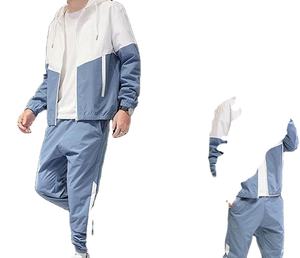 ชุดวอร์มวิ่งสำหรับผู้ชายมีหลายสีโลโก้ทีมกีฬาฟิตเนสแทรคสูทสไตล์ฤดูหนาว - Product Image 1