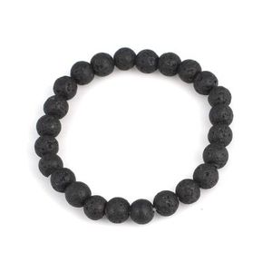 สร้อยข้อมือลาวาหินแท้พร้อมอุปกรณ์เสริมที่ทนทานและสง่างาม - Product Image 1