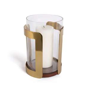 Wedding Decoration Metal Glass <b>Candle</b> Wax Jar Stand Luxury Home Decor Decorative <b>Candle</b> Holder For Holiday Party Occasion Items - Product Image 2