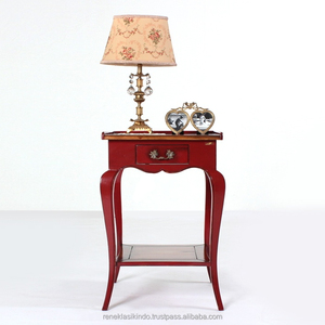 Muebles de gabinete de madera de caoba de estilo Vintage clásico con cajones No. 2009 para almacenamiento de decoración de sala de estar del hogar - Product Image 1