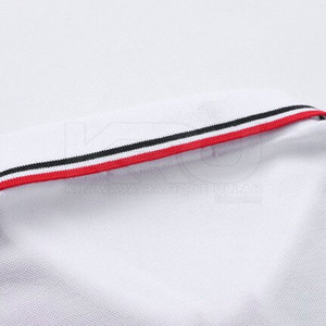 Camiseta de Punto Sólido Transpirable para Hombre, Diseño Casual con Tela Suave, Manga Corta, Perfecta para la Comodidad y el Estilo Diarios - Product Image 5