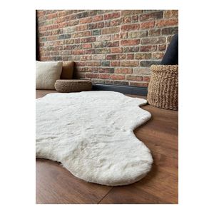 Tapis de cuisine de la série bouffée de tapis en peluche à poils souples asymétriques - Product Image 1