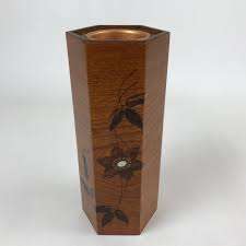 Modern Design Flower <b>Vase</b> for Home Hotel & Restaurants Brown Color Wooden Tabletop Flower <b>Decorative</b> <b>Vase</b> Home Decor Accessories - Product Image 4