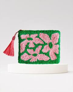 Declaración trabajo hecho a mano bordado flor con cuentas monedero elegante diseñador único Premium moda lujo para niña - Product Image 1