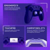 Control Inalámbrico para Juegos Proove Gaming Skadi, Control Bluetooth Multiplataforma