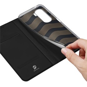 Étui de téléphone portable <span class=keywords><strong>DUX</strong></span> <span class=keywords><strong>DUCIS</strong></span> <span class=keywords><strong>Skin</strong></span> <span class=keywords><strong>Pro</strong></span> Series pour Honor 90 Lite 5G / X50i 5G, étui de téléphone portable avec support, pochette en cuir PU avec porte-cartes - Product Image 6