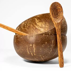 Cuillère à café durable ustensiles de bar cuillères à noix de coco pour déguster et servir des boissons - Product Image 2