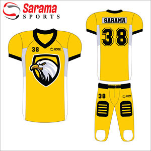 Nueva llegada de diseño de camuflaje personalizado sublimación jóvenes adultos hombres fútbol americano Jersey pantalones uniforme numeración personalizada, - Product Image 2