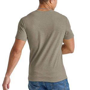 Personalizar Relaxed Fit Camisetas de los hombres en suave Jersey de algodón al por mayor Slim Fit Custom Mens Camisetas en blanco - Product Image 6