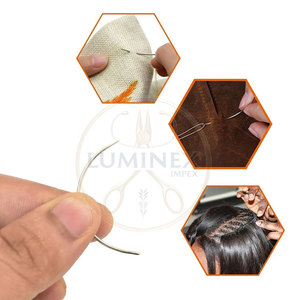 Agujas C de acero inoxidable de alta calidad para uso en el cabello Agujas C ligeras Agujas C más vendidas - Product Image 4