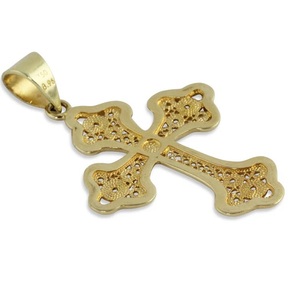Trending Deign Brass Church Decoration Religion Orthodox Pendant Best Selling <b>Cross</b> <b>Charms</b> Christmas Festival Low Price - Product Image 1