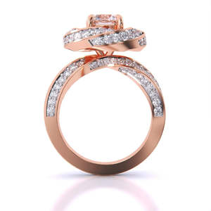 Anillo solitario de diamante de corte redondo de lujo de 1.00 quilates, color F, claridad VS, diamante cultivado en laboratorio en oro de 14 quilates para regalo de aniversario nupcial. - Product Image 5