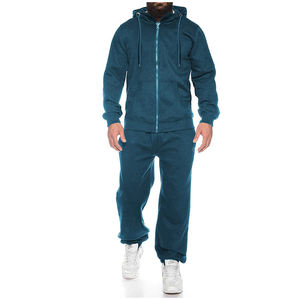 Chándal OEM con logotipo personalizado para hombre, conjunto de 2 piezas, ropa deportiva, chándal Unisex de poliéster, conjunto de entrenamiento para gimnasio, venta al por mayor - Product Image 1