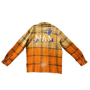 Wholesale 2025 New Custom Fashionable Design Formal <b>Flannel</b> Check Yarn Dyed Printed <b>Men</b> Dress High Quality 100% Cotton <b>Shirt</b> - Product Image 2