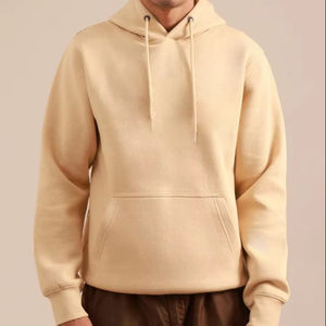 Sweat-shirts à capuche surdimensionnés de qualité supérieure pour hommes, 100% coton, impression personnalisée, poids lourd, streetwear pour l'hiver - Product Image 1