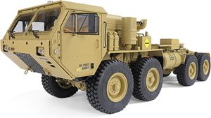 1/12 8x8 RC รถบรรทุก militarryyy 4เพลา HG-P802รีโมทคอนโทรล armyy รถรุ่น (สีเหลืองอ่อน) - Product Image 3