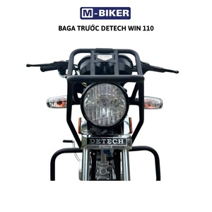 Porte-bagages avant en acier inoxydable Detech Win 110 pour moto, accessoire pour sacoche arrière - Product Image 5