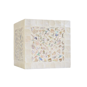 Venta al por mayor, vajilla superior, caja de pañuelos de nácar cuadrada decorativa, utensilios de cocina de madera de Vietnam - Product Image 1