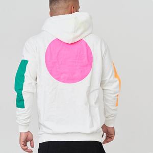 Pull à capuche réfléchissant imprimé pour homme, vêtement de printemps, personnalisé, ample, grande taille, Patch basique, blanc, nouvelle collection - Product Image 3