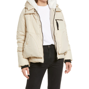 Veste pour femmes Logo personnalisé Veste chaude chauffante à bulles pour femmes Veste d'hiver en duvet tendance pour femmes - Product Image 4