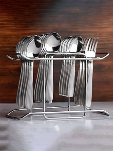 Couverts en métal Design élégant Ensemble de couverts en gros Couverts en acier inoxydable de haute qualité miroir polonais écologique d'Inde - Product Image 4