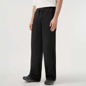 Pantalon de survêtement en coton à jambes larges pour homme: pantalon en éponge française - Product Image 4