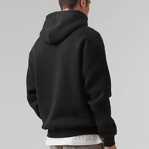 100% coton hommes sweats à capuche surdimensionnés impression personnalisée Logo broderie ODM approvisionnement épais poids lourd polaire XS taille - Product Image 2