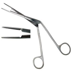 Instruments ORL Troeltsch Wilde en acier inoxydable de haute qualité, forceps angulaire pour polypes auriculaires avec porte-aiguille manuel - Product Image 1