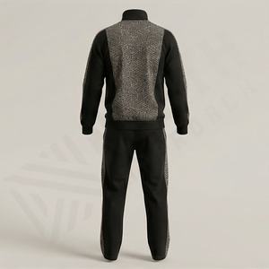 Vêtements de sport sur mesure pour les fabricants, vêtements de sport à fermeture éclair, vêtements de sport de grande taille, survêtement pour hommes, jogging, ensemble de survêtement de sport - Product Image 2