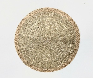 แผ่นรองจานหญ้าทะเลทำด้วยมืออุปกรณ์ตกแต่งห้องครัวจากเวียดนาม - Product Image 1