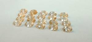 Quartz rutile doré naturel forme ovale lisse cabochons lâches calibrés en vrac fabricant en ligne à des prix d'usine OEM - Product Image 2