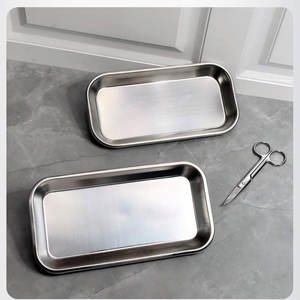 Precio al por mayor Instrumento médico Bandeja de riñón de acero inoxidable Bandeja quirúrgica reutilizable Fuente de alimentación manual - Product Image 2