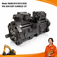 Pompe hydraulique principale K3V112DT-1LHR9C32 pour excavatrice SK200 R210 R215 R225, pièces de rechange, directement de l'usine
