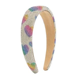 Elegante banda para el cabello con cuentas de semillas con diseño de cuentas hecho a mano para mujeres, banda para el cabello con cuentas coloridas completamente personalizada - Product Image 3