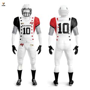 ชุดทีมฟุตบอลอเมริกันผ้าลายทแยงชุดฝึกซ้อมพิมพ์ซับลิเมชันสำหรับเยาวชนออกแบบได้ตามต้องการ - Product Image 1