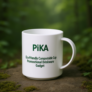 Bicchiere Compostabile Ecologico Pioka, Gadget Promozionale per Bevande - Product Image 3
