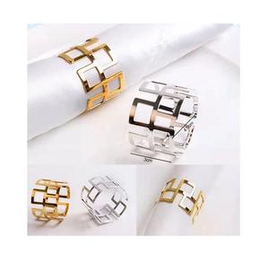 Servilleteros de metal de la mejor calidad hechos en casa con diseño de tendencia de nuevo estilo, servilleteros de mesa de comedor hechos a medida a precio barato - Product Image 1