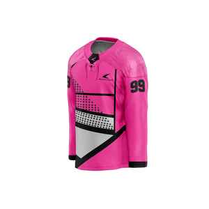 Logotipo de diseño personalizado, aparejos de sublimación, bordado de sarga, patrones de logotipo, camisetas de hockey sobre hielo, calidad Premium - Product Image 1