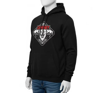 Sweat à capuche pour homme en coton et polyester lourd, à séchage rapide, respirant, chaud, confortable, avec un design de transfert de chaleur, vêtements de sport décontractés pour l'extérieur - Product Image 5