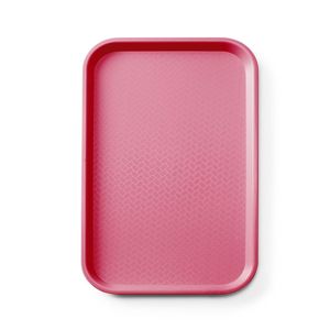 Vassoio per Fast Food AmerBox Monouso GN 1/1 Rosso 530x325x(H)20mm Contenitore per Pranzo in Polipropilene - Product Image 1
