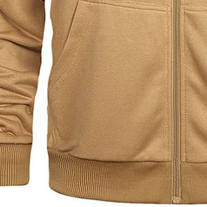 Conjunto Deportivo de Algodón 100%, Diseño Atlético, Ligero, con Capucha, para Invierno, Ropa Casual de Secado Rápido, con Cierre para el Gimnasio y Entrenamiento - Product Image 5