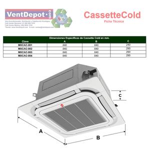 Condizionatore d'Aria a Cassetta Ecologico, MXCAC-004, 60000Btu/h, 5T, R410-A - Product Image 4