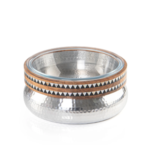 Wholesale Bulk High Quality Metal Hammered Decorative Bowl Polished Technique for Home and <b>Kitchen</b> Usage Dryfruits & Dates Bowl - Product Image 1