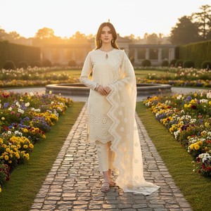 Costumes pakistanais de créateur avec broderie, salwar kameez de mariage pour femmes, disponibles à prix abordable - Product Image 4