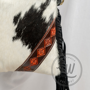 LW Customized Pure Leather Hair on <b>Shoulder</b> <b>Sling</b> Bag Genuine Leather Women Hair On <b>Sling</b> Bags - Product Image 4