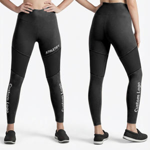 Taille haute femme Yoga Leggings confortable Stretch pantalon Logo personnalisé entraînement vêtements de sport élégant Durable Fitness vêtements de sport - Product Image 1