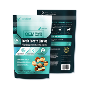 OEM Pet alito fresco masticare 30 mastica prodotto Premium per la cura orale del cane - Product Image 1