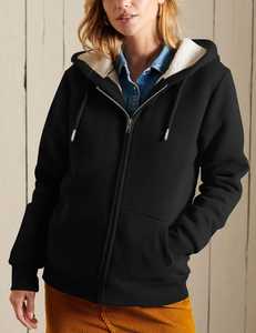 Full Zip Up Hoodie Sweatshirt <b>Jacket</b> Casual Full Zip up <b>Sherpa</b> <b>Lined</b> Hoodie Sweatshirt - Product Image 6